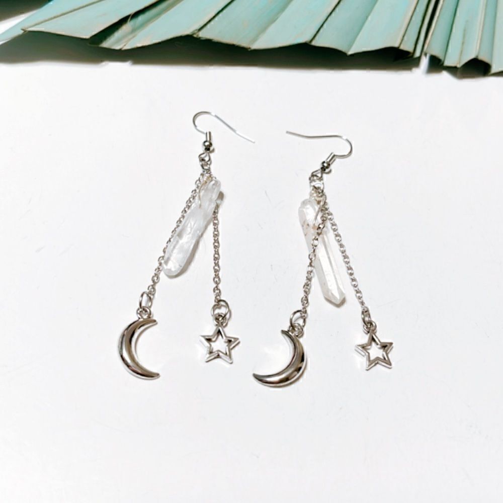 crystal drop earrings  S73